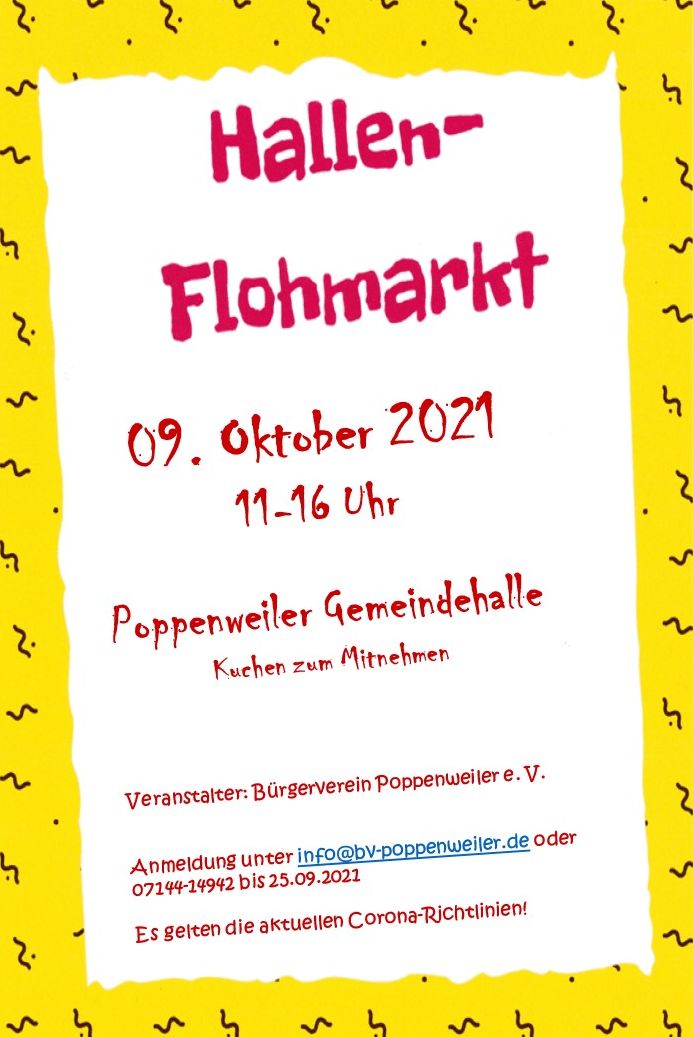 Hallenflohmarkt